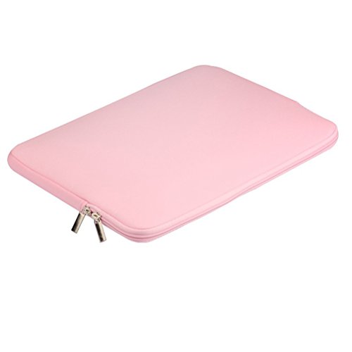 LEORX Superficie del ordenador portátil de la manga caso llevar bolsa de 13 pulgadas Macbook Mac Air / Pro / Retina (Rosa)