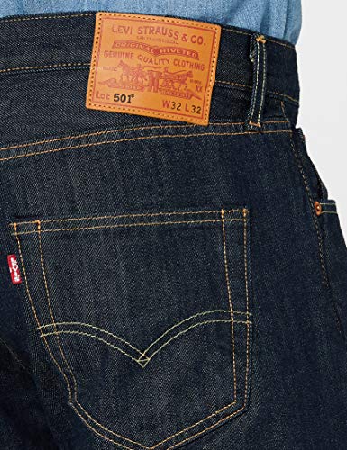 Levi's 501 Original Fit Jeans Vaqueros, Marlon, 38W / 32L para Hombre