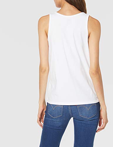 Levi's Bobbi Tank Camiseta Deportiva de Tirantes, Blanco (White + 0000), Large para Mujer