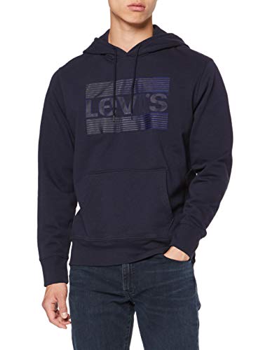 Levi's Graphic Po Hoodie-B Capucha, Azul (Sw Ssnl Tech Night Watch 0092), Small para Hombre