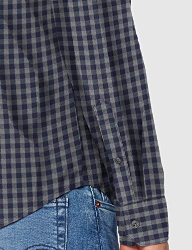 Levi's Sunset 1 Pkt Slim Camisa, Azul (Angelo Indigo 0002), X-Large para Hombre