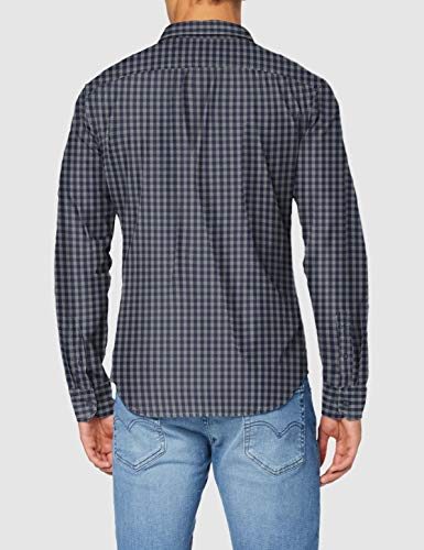 Levi's Sunset 1 Pkt Slim Camisa, Azul (Angelo Indigo 0002), X-Large para Hombre
