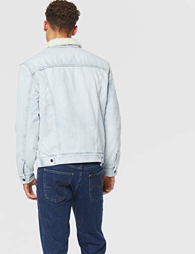 Levi's Type 3 Chaqueta Vaquera, Azul (Miracle Sauce Sherpa Trucker 0103), Medium para Hombre
