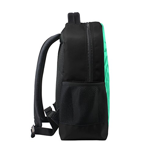 LIANCHENYI - Mochila de viaje, diseño de árbol Plam, color verde y blanco