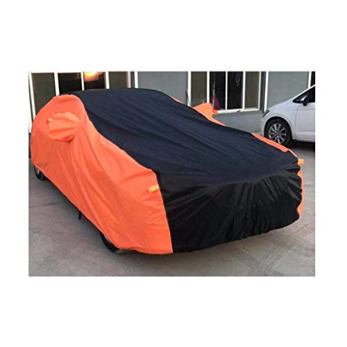 LIAOMJ-Car Covers Fundas para Coche Compatible con Toyota Prado 86 CH-R Fortuner RAV4 Parasol for Todo Clima Cubierta Impermeable Grueso (Color : Orange, Size : Prado)