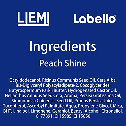 LIEMI Labello Lápiz Labial Bálsamo Labial Peach Shine 5,5ml
