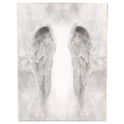 Lienzo con alas de ángel y ángel con purpurina para colgar cuadros y decoración del hogar, varios diseños