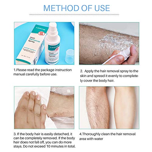 LIJUMN Set De Crema Semipermanente De Depilación Y Reparación De Poros Suave No Irritante Fácilmente Depilación Adecuado para Cualquier Tipo De Piel