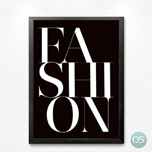 LiMengQi La Vida es Corta, Compra Zapatos, Maquillaje de Amor, Pintura de Moda, Mural, decoración de Habitaciones, Labios, póster, Lienzo, impresión (sin Marco)