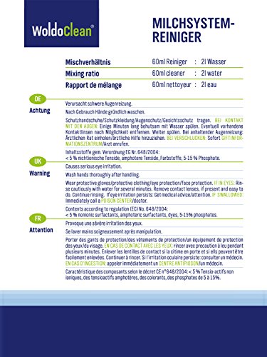 Limpiador del sistema de leche 750ml - elimina los residuos de leche