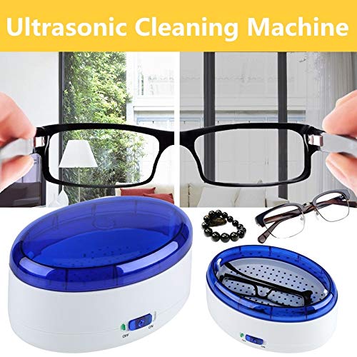 Limpiador Profesional, Mini Limpiador de hogar USB/Alimentado por Batería para Piezas Joyería Joya Gafas Monedas Dentaduras Reloj Postizas Disc Plaquetas Nasales