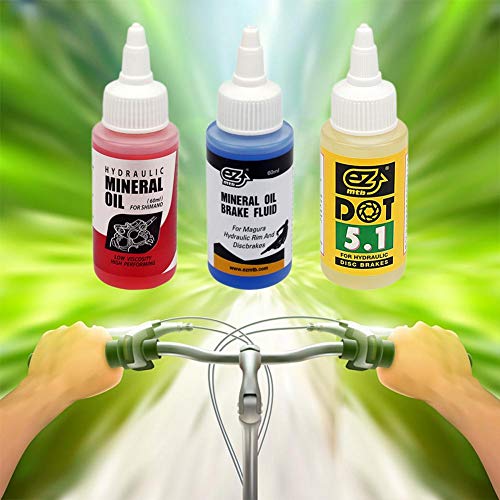 lingzhuo-shop El Aceite Mineral de líquido de Frenos Dot Universal Oil es Adecuado para Todos los Sistemas de Frenos de Las Bicicletas de montaña