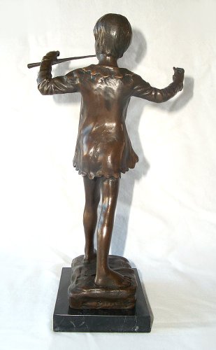 linoows G51: Escultura de Bronce, Peter Pan, Sculpture – Firmada G.F. para George framp Ton