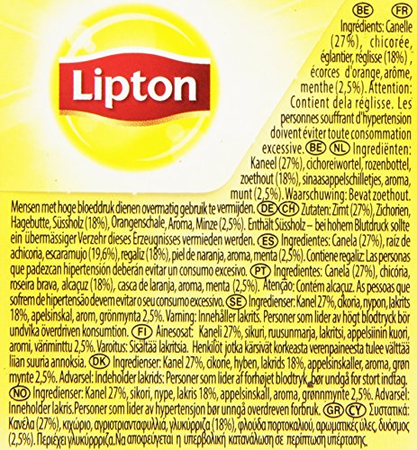 Lipton Pirámide Infusión Morocco de Menta y Canela - 20 bolsitas