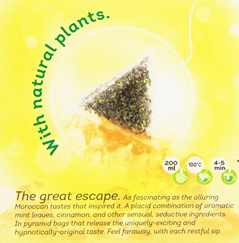 Lipton Pirámide Infusión Morocco de Menta y Canela - 20 bolsitas