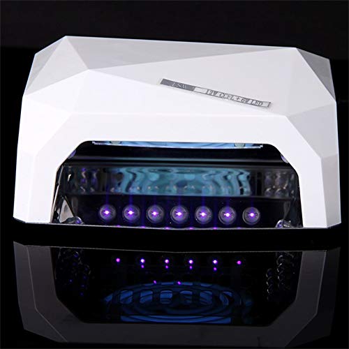 Liquidación Stock 18W Lámpara UV Luz Gel Temporizador de curado Secador de uñas + Kit completo de uñas + Regalos GRATIS - Blanco