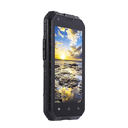 Liquidación Stock A6 Pantalla capacitiva de 4.5 Pulgadas Pantalla 960X540 Resolución Teléfono Inteligente Quad Core 1.5GHz de Tres Pruebas para Android4.4.2 - Enchufe Negro de la UE