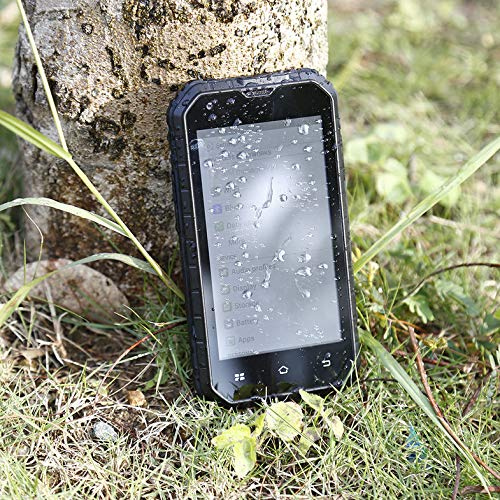 Liquidación Stock A6 Pantalla capacitiva de 4.5 Pulgadas Pantalla 960X540 Resolución Teléfono Inteligente Quad Core 1.5GHz de Tres Pruebas para Android4.4.2 - Enchufe Negro de la UE