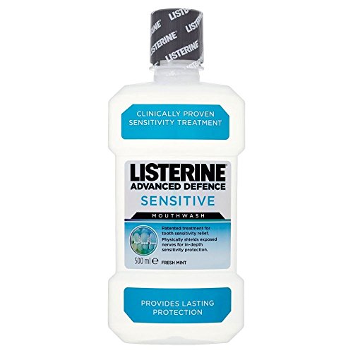 Listerine Advanced Defence Sensitive Mouthwash (500ml) - Pack of 2 by Listerine