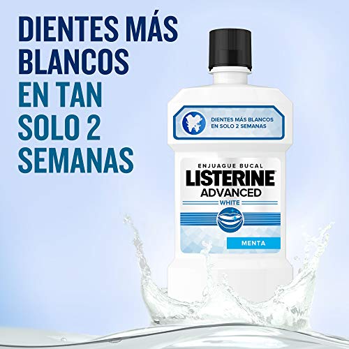 Listerine Enjuague Bucal, Blanqueador Avanzado 500 ml