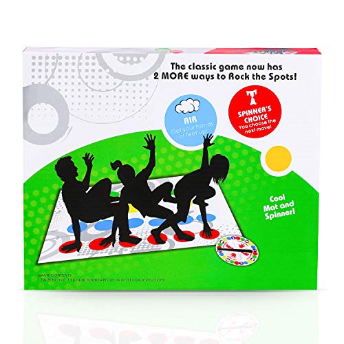 LIULIUKEJIJuegos de Mesa , Twister, Twister Game para ejercitar el Equilibrio y la flexibilidad, Juego de Mesa para armar, Juegos de Mesa Twister Game para familias / niños / Adultos