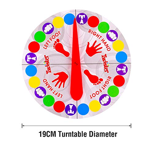 LIULIUKEJIJuegos de Mesa , Twister, Twister Game para ejercitar el Equilibrio y la flexibilidad, Juego de Mesa para armar, Juegos de Mesa Twister Game para familias / niños / Adultos