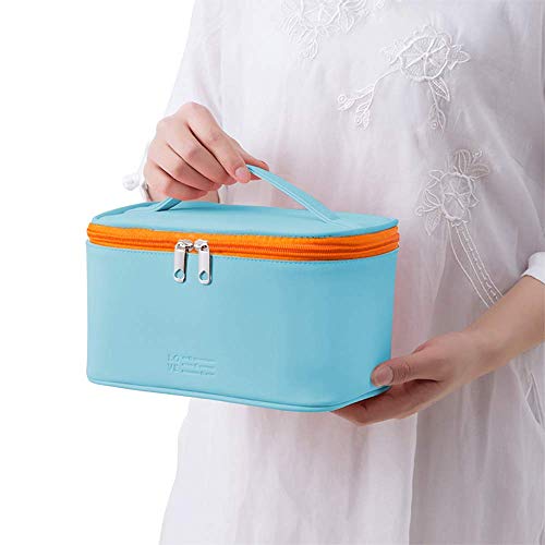 LIVACASA Neceseres Maquillaje para Colgar Mujeres Bolsas de Aseo Cosméticos Impermeable Colores Dulces Chicas para Viajes Vacaciones