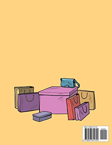 Livro para Colorir de Compras para Crianças