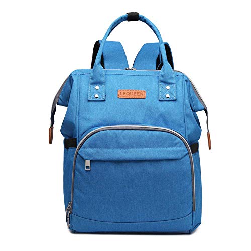 LIZCX La Madre y el niño de la Momia del Paquete del Bolso de Hombro de la Momia Madre Bolsa Mujeres Embarazadas Bolsa (Size : Aqua Blue)