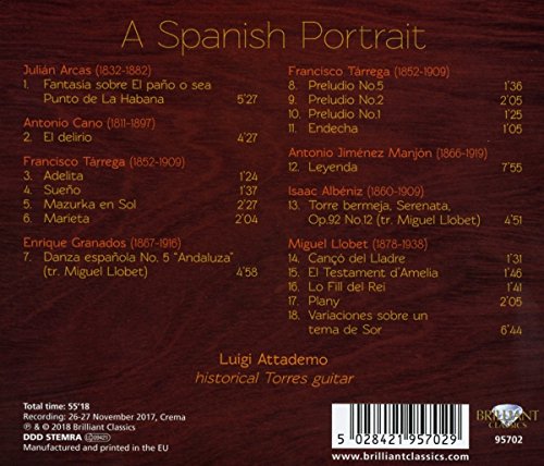 LLOBET, TÁRREGA, GRANADOS, ALBENIZ: A Spanish Portrait