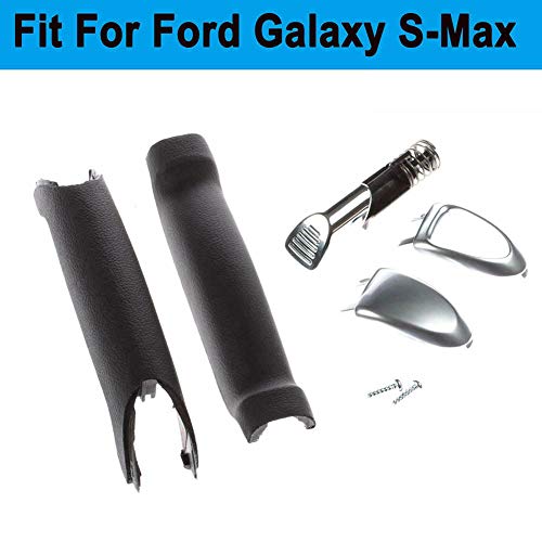 LNIMIKIY Kit de reparación para Ford S-Max, 1774992 estacionamiento estable fácil de instalar, agarre de parada, accesorios de manillar de coche, herramientas de freno de mano, tacto suave, negro
