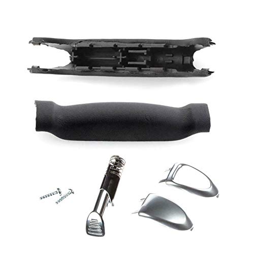 LNIMIKIY Kit de reparación para Ford S-Max, 1774992 estacionamiento estable fácil de instalar, agarre de parada, accesorios de manillar de coche, herramientas de freno de mano, tacto suave, negro