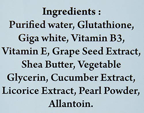 Loción corporal para blanquear la piel - Con vitaminas de glutatión y extractos de frutas - Elimina la decoloración La hiperpigmentación rellena la piel para un resplandor más brillante