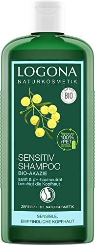 LOGONA - 1003shasens - Salud y belleza del pelo - Champú sensibles a Acacia orgánicos - 250 ml