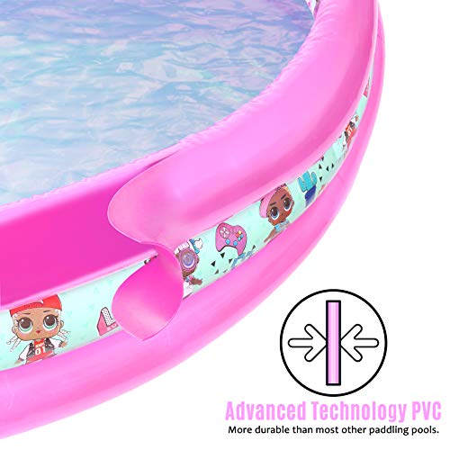 LOL SURPRISE Piscina Redonda surtida 150cm Brazaletes y flotadores Natación y Waterpolo Unisex Infantil, Multicolor (Multicolor), Talla Única