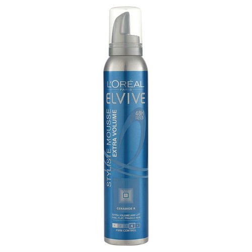 L'Oreal Elvive Styliste Mousse Natural Volume 200ml Estuche de 4