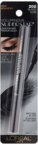 L'Oreal Paris Cosmetics Voluminous Superstar Eye Liner, Black, 0.056 Ounce by L'Oreal Paris