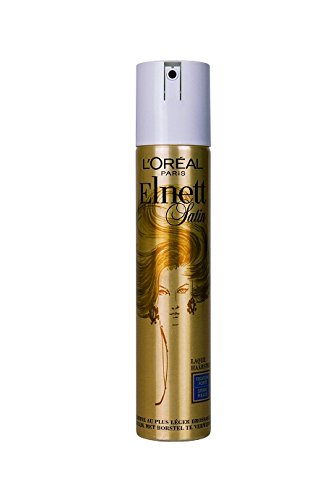 L’Oréal Paris Elnett Satin Sterke Fixatie 400ml laca para el cabello Mujeres - Lacas para el cabello (Mujeres, 400 ml, Fijación)