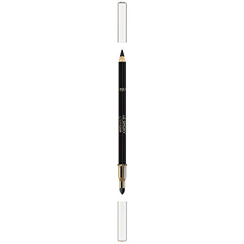 L'Oreal Paris Le Smoky Delineador de Ojos 201 Black Velour - 3 Paquetes de 5 gr - Total: 15 gr