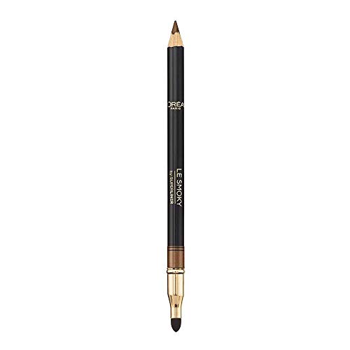 L'Oreal Paris Le Smoky Delineador de Ojos 204 Brown Fusion - 3 Paquetes de 5 gr - Total: 15 gr