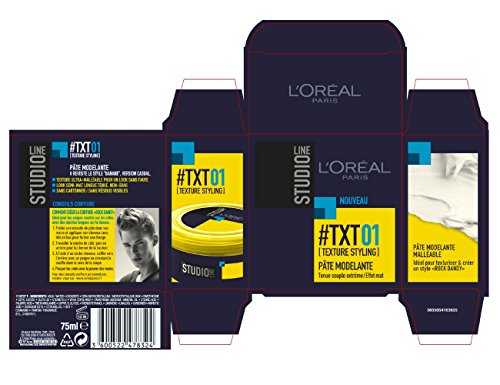 L'Oréal Paris Studio Line TXT Pegar Sculpting Hombre Larga Duración - Lote de 2