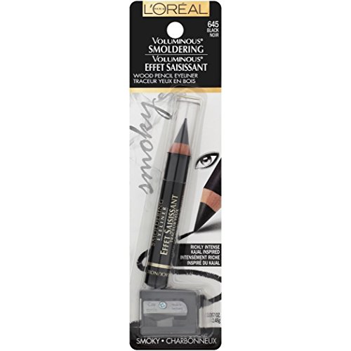 L'Oreal Paris Voluminous Smoldering Liner, 645 Black, 0.09 Ounce by L'Oreal Paris