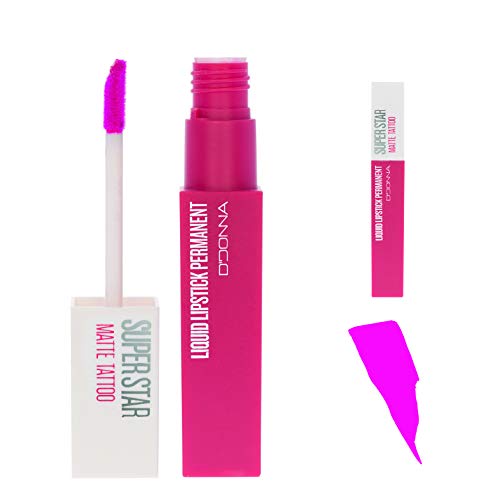 Lote Cia&Co 3 x Super Star Matte MORADOS - Barra de Labios Liquida Mate Tatto Permanente (Colores MORADOS - Lote MY-02)