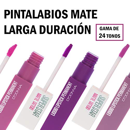 Lote Cia&Co 3 x Super Star Matte NUDE PASTEL II - Barra de Labios Liquida Mate Tatto Permanente (Colores NUDE PASTEL II - Lote MY-08)