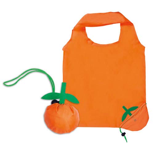 Lote de 50 Bolsas de la Compra Plegables"Frutis" - Bolsas Reciclables de Tela con forma de Originales Frutas - 100% Ecológico. Bolsas de la compra baratas