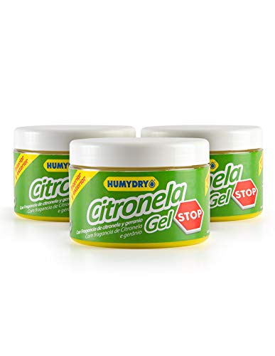 Lote HUMYDRY 3 Ambientadores Citronela STOP