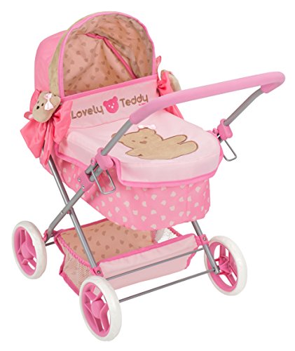 Lovely Teddy- Carro Cuco, Color Rosa (Saica 1)