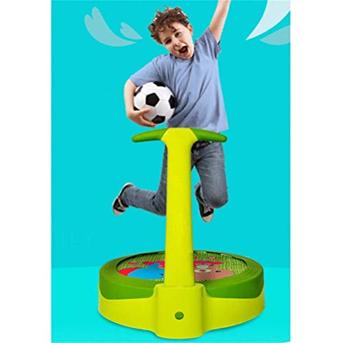 Lovely Trampoline para niños con reposabrazos Trampoline Indoor Outdoor Trampoline para niños, para Mayores de 1-3 años Salto de Forma física,Green