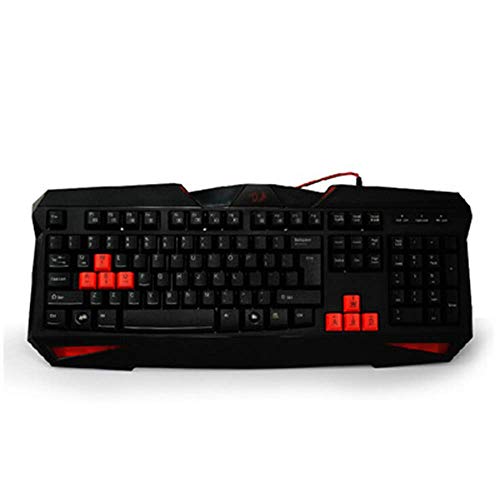 LQH Teclado Teclado Ordinaria de Juego del ratón de Ordenador Teclado Teclado Iluminado ratón del Teclado Ajustado diseño Ultra-Delgado Teclado inalámbrico Ligero Ultra-Delgado