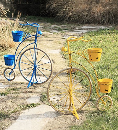 LSX Stand pour plantes Soporte de Flor Retro de la Bicicleta del Metal Conveniente para el tamaño del balcón de la Sala de Estar los 79 * 68cm